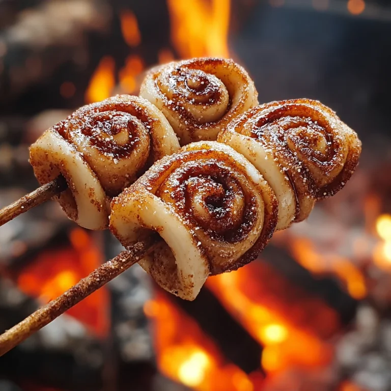 Campfire Cinnamon Rollups