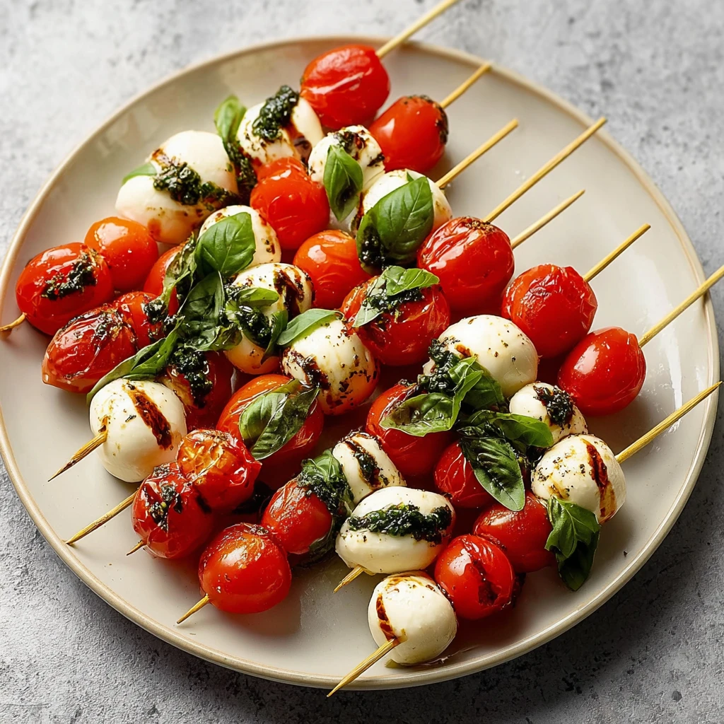 Caprese Skewers Flavorful Burst Summer Joy