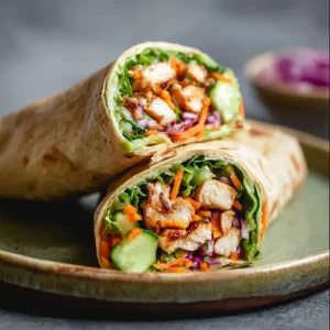 Cashew Chicken Wraps