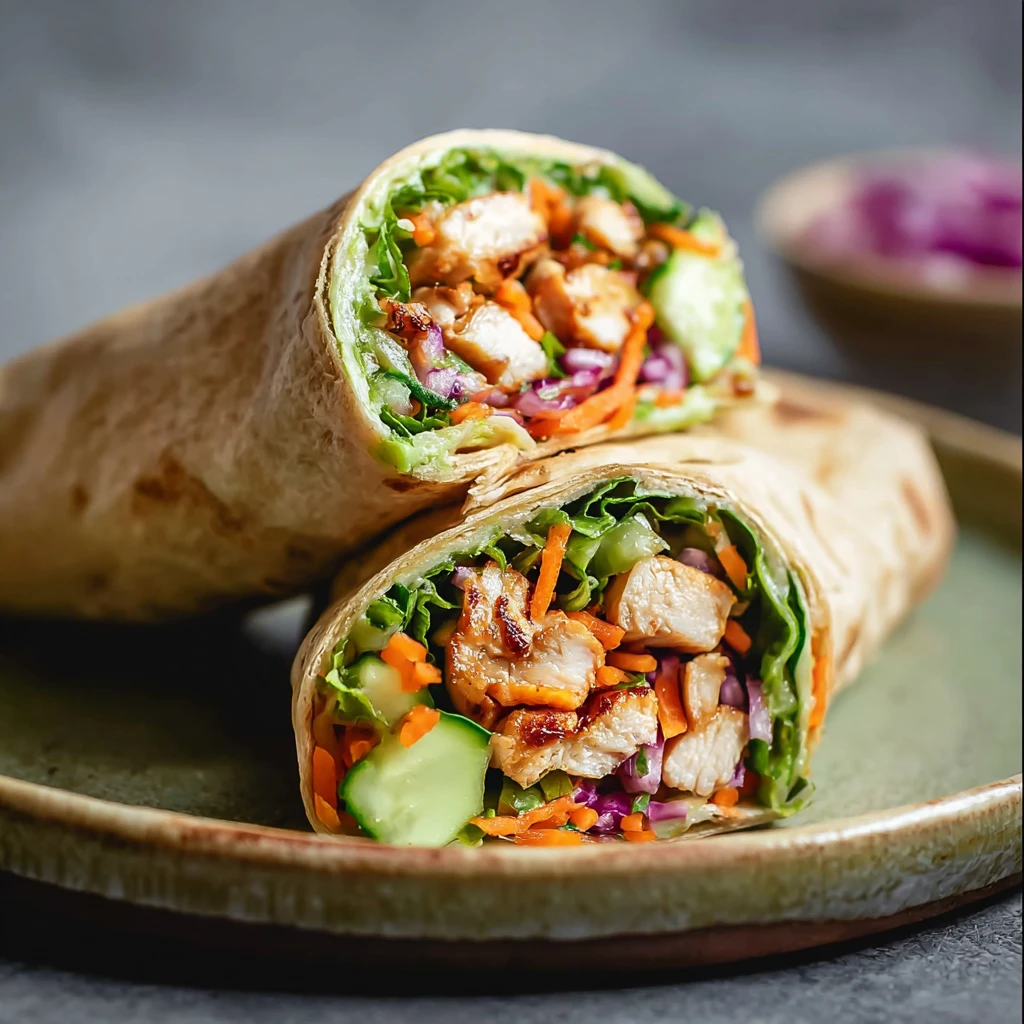 Cashew Chicken Wraps