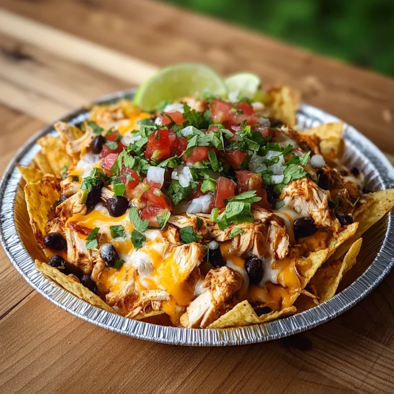 Chicken Black Bean Nachos