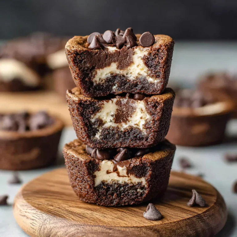 Chocolate Chip Brownie Tarts Decadent Fudgy Irresistibly Rich