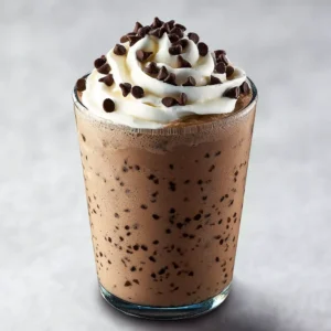 Chocolate Chip Frappe: Indulgent Summer Bliss in a Cup