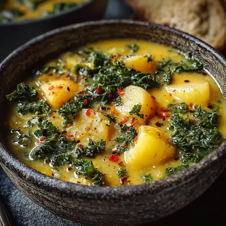Chunky Potato Kale Soup