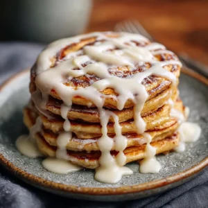Cinnamon Roll Pancakes