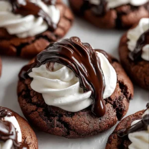 Double Choc Marshmallow Cookies