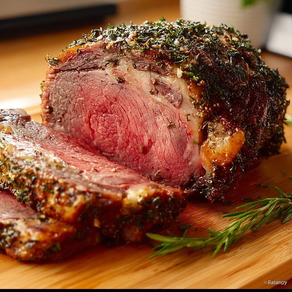Garlic Butter Prime Rib