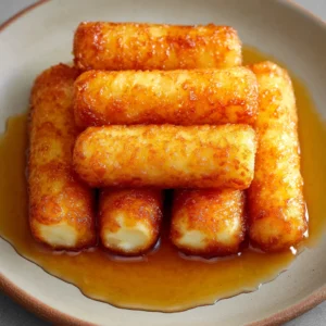 Hot Honey Mozzarella Sticks