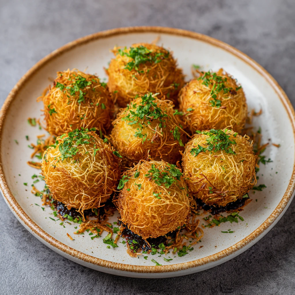 Kataifi Spanakopita Balls