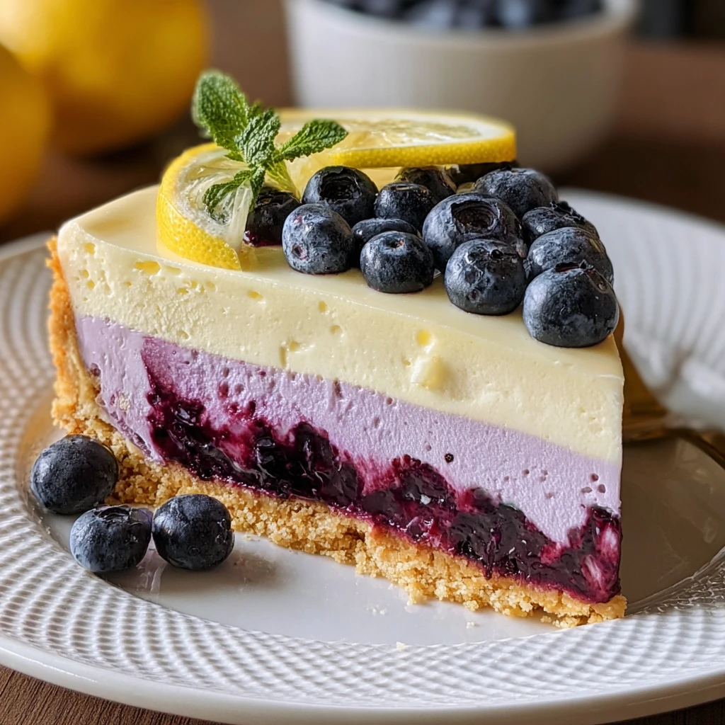 Lemon Blueberry Mousse