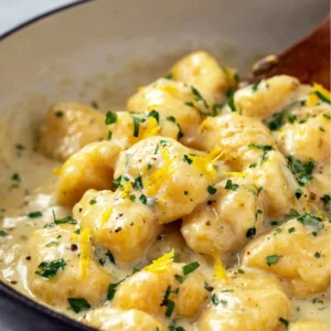 Lemon Cream Gnocchi