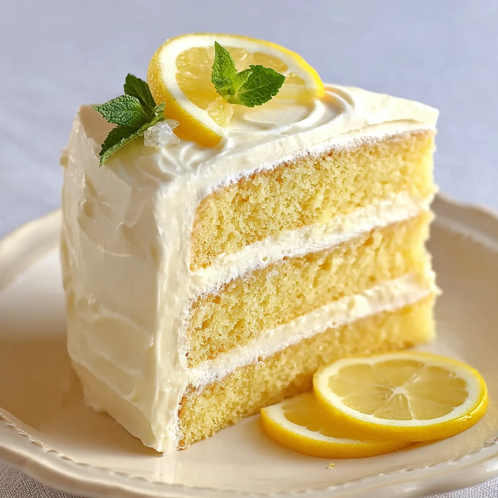 Lemon Layer Cake Zesty Delight Any Occasion