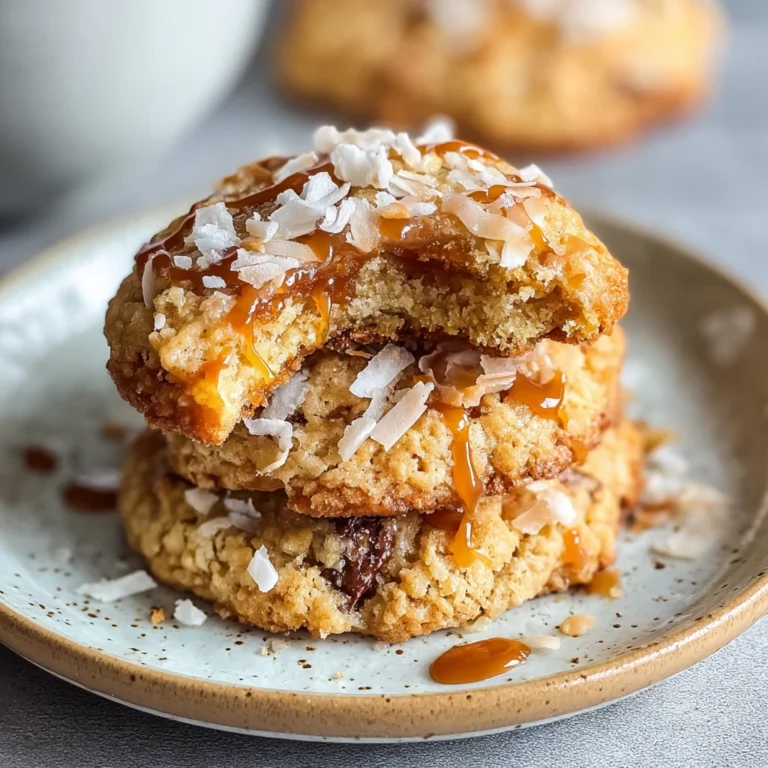 Levain Caramel Coconut Cookies