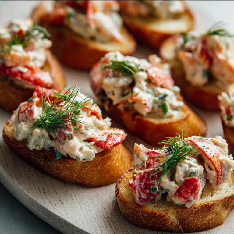Lobster Salad Crostinis