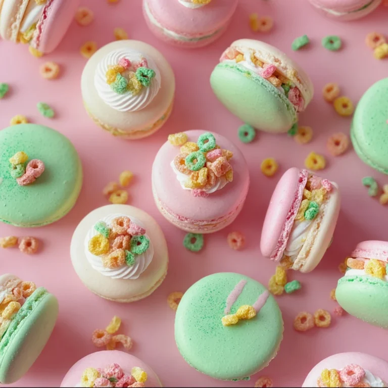 Lucky Charms Macarons