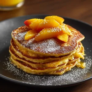 Mimosa Pancake Stack