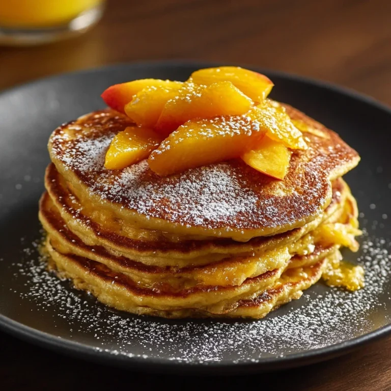 Mimosa Pancake Stack