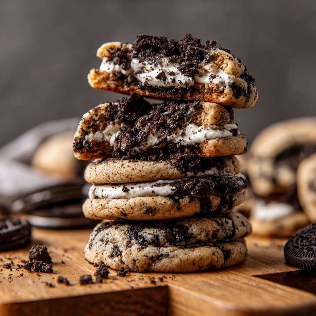 Oreo Cheesecake Cookies