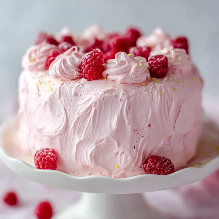 Pink Angel Food Cake
