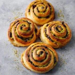 Pistachio Chocolate Swirls