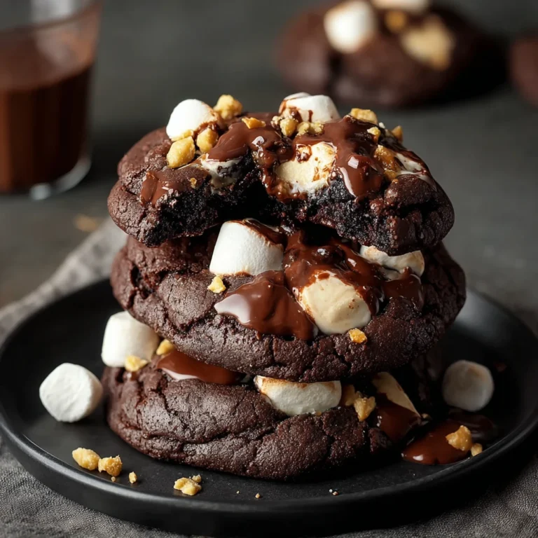 Rocky Road Chocolate Fudge Cookies