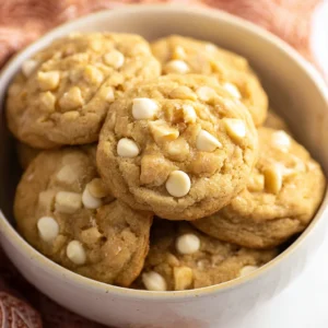 Salted Honey White Chocolate Macadamia Nut Cookies