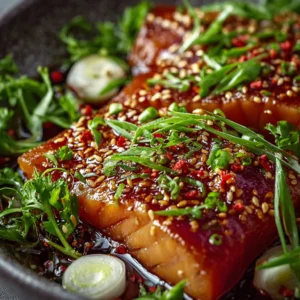 Sesame Ginger Tuna Steak