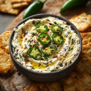 Smoky Roasted Jalapeño Cowboy Cream Cheese Dip