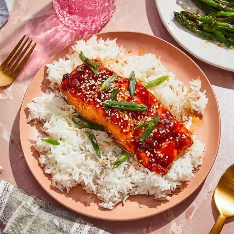 Spicy Gochujang Salmon Korean