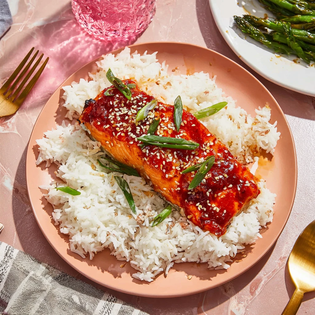 Spicy Gochujang Salmon Korean