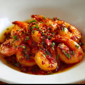 Sweet’n spicy shrimps