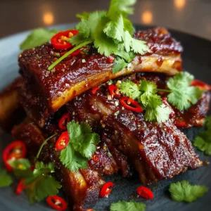 Thai Red Curry Ribs