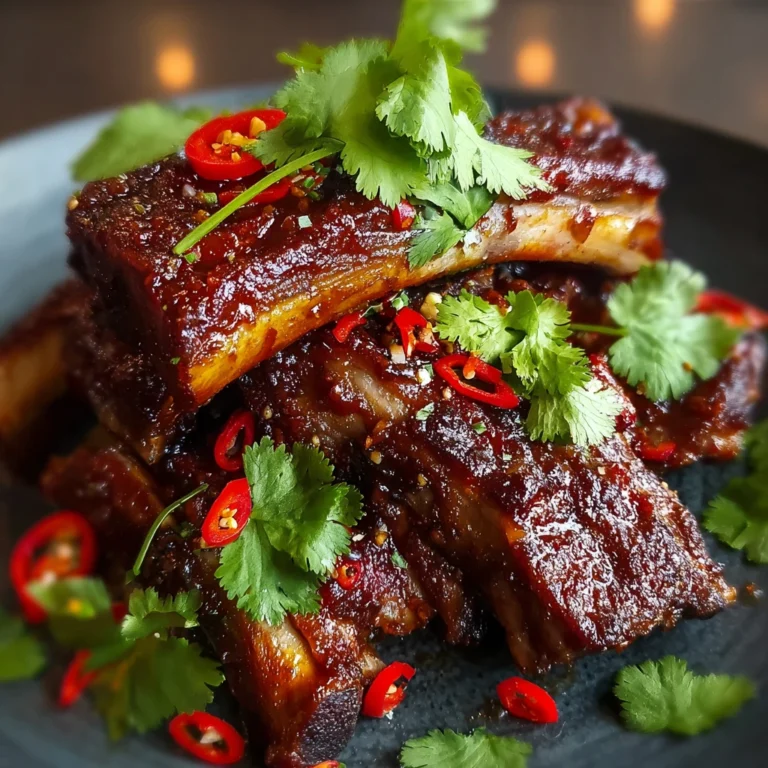 Thai Red Curry Ribs