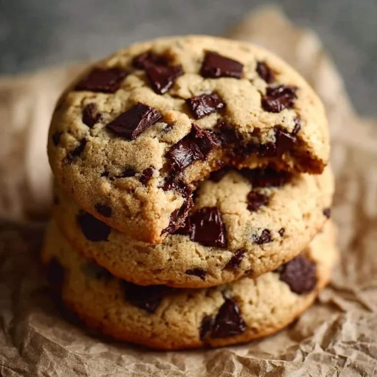 Thick Chocolate Chip Cookies