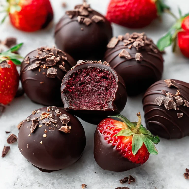 Truffle Chocolate Strawberries