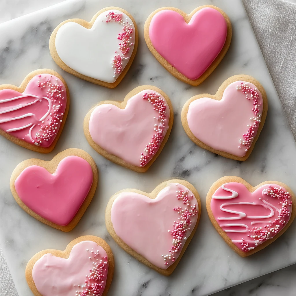 Vegan Valentines Sugar Cookies