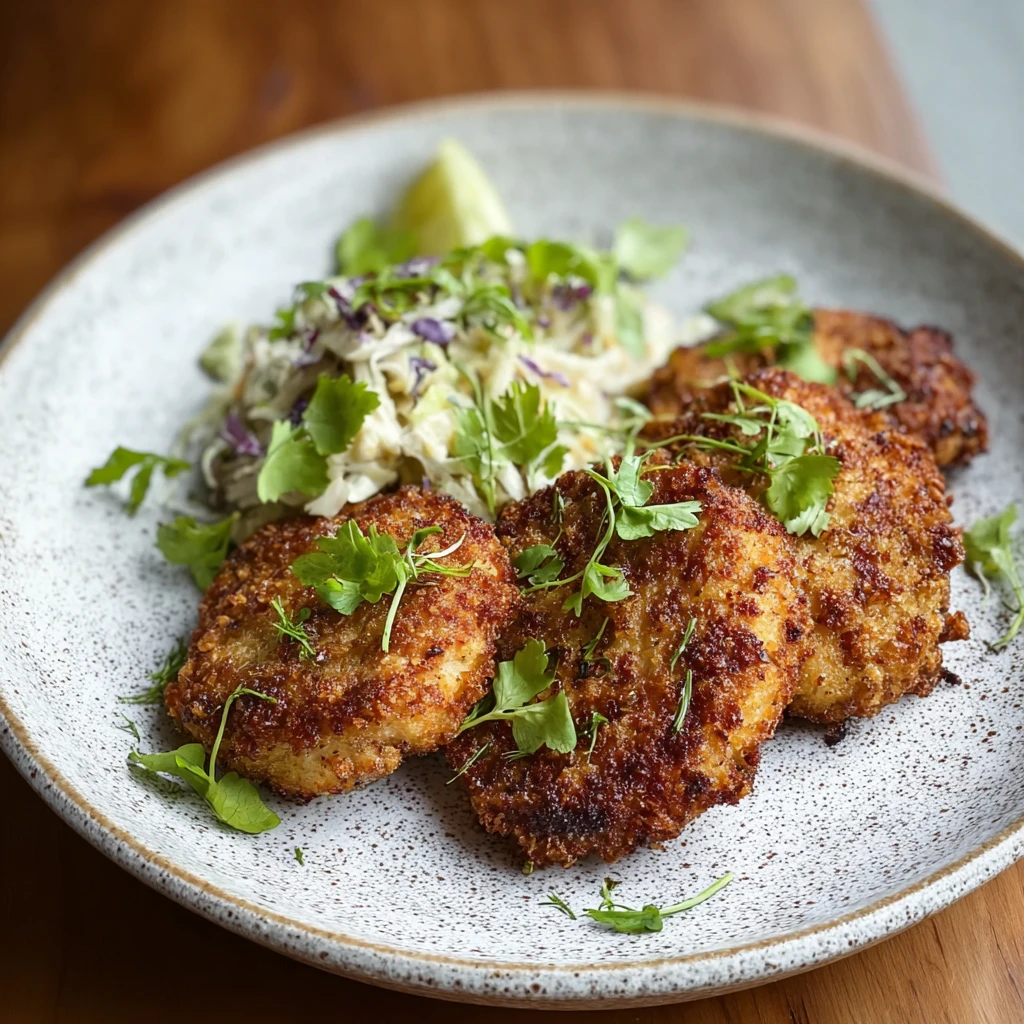 Walnut Breaded Crispy Chicken