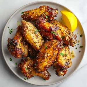 Wet Lemon Pepper Wings