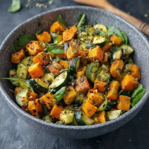 Zucchini Sweet Potato Salad