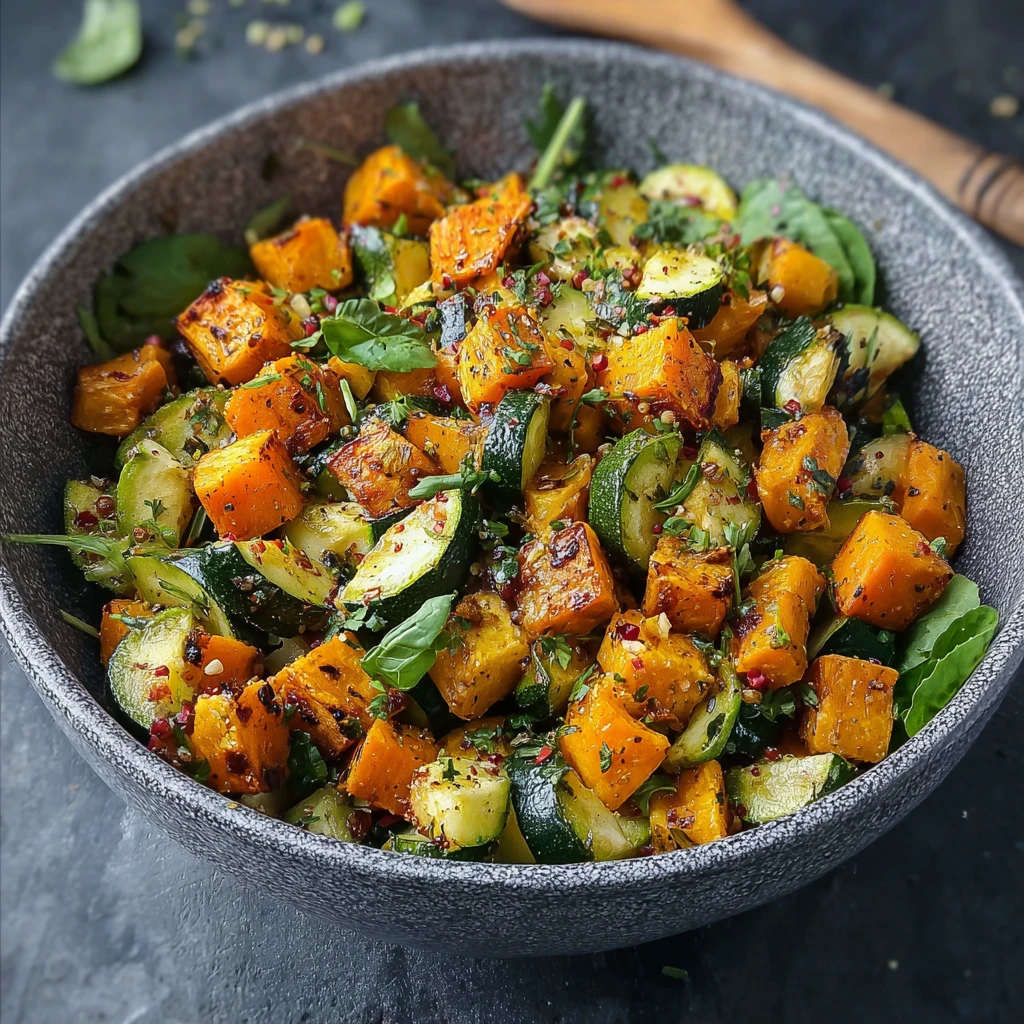 Zucchini Sweet Potato Salad