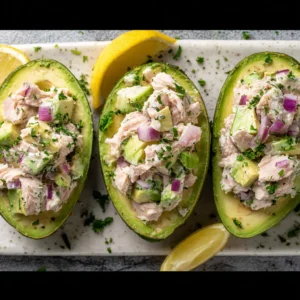 Avocado Tuna Salad Boats