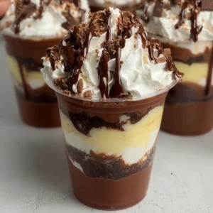 Chocolate Brownie Pudding Cups: 12 Irresistible Layered Bites