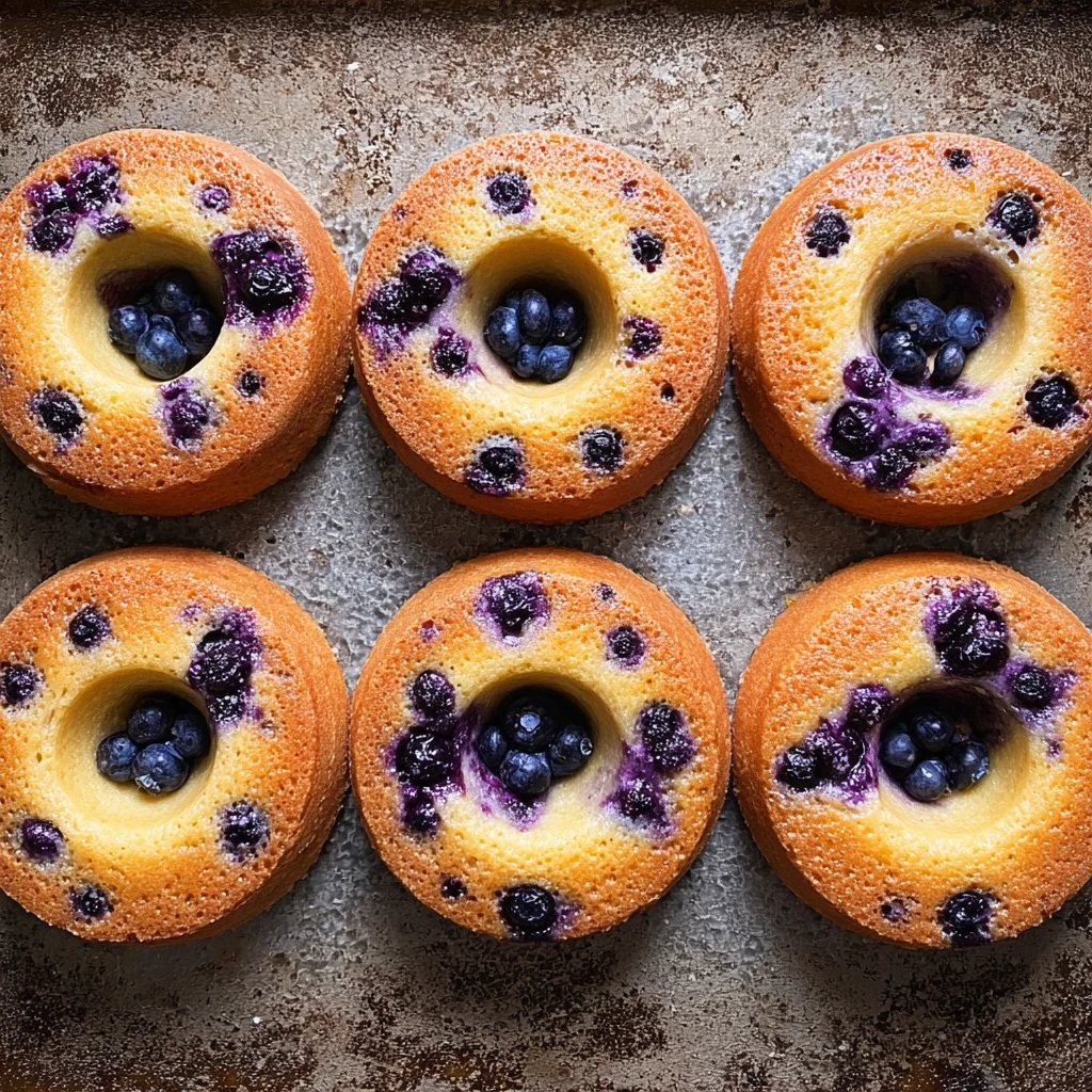 Blueberry Baked Donuts Amazing Steps Soft Homemade Treats