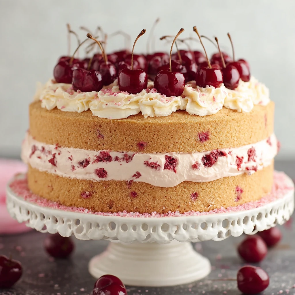 Cherry Almond Cake Irresistible Steps Perfect Celebration