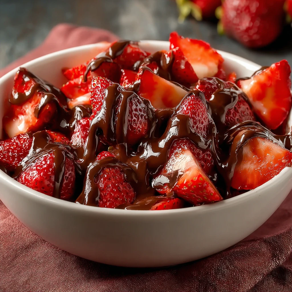 Chocolate Drizzled Strawberries Delicious Secrets Perfect Dessert