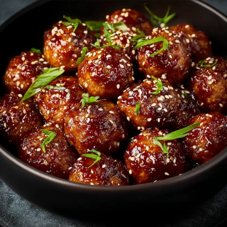 Easy Honey Garlic Meatballs Recipe Best Honey Garlic Meatball Sauce Homemade Honey Garlic Meatballs Slow Cooker Gluten-fre...