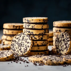 Easy Oreo Slice and Bake Cookies (Cookies and Cream)