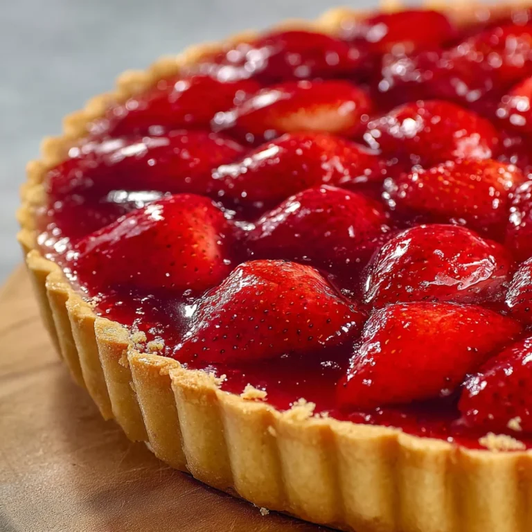 Fresh Strawberry Jello Pie