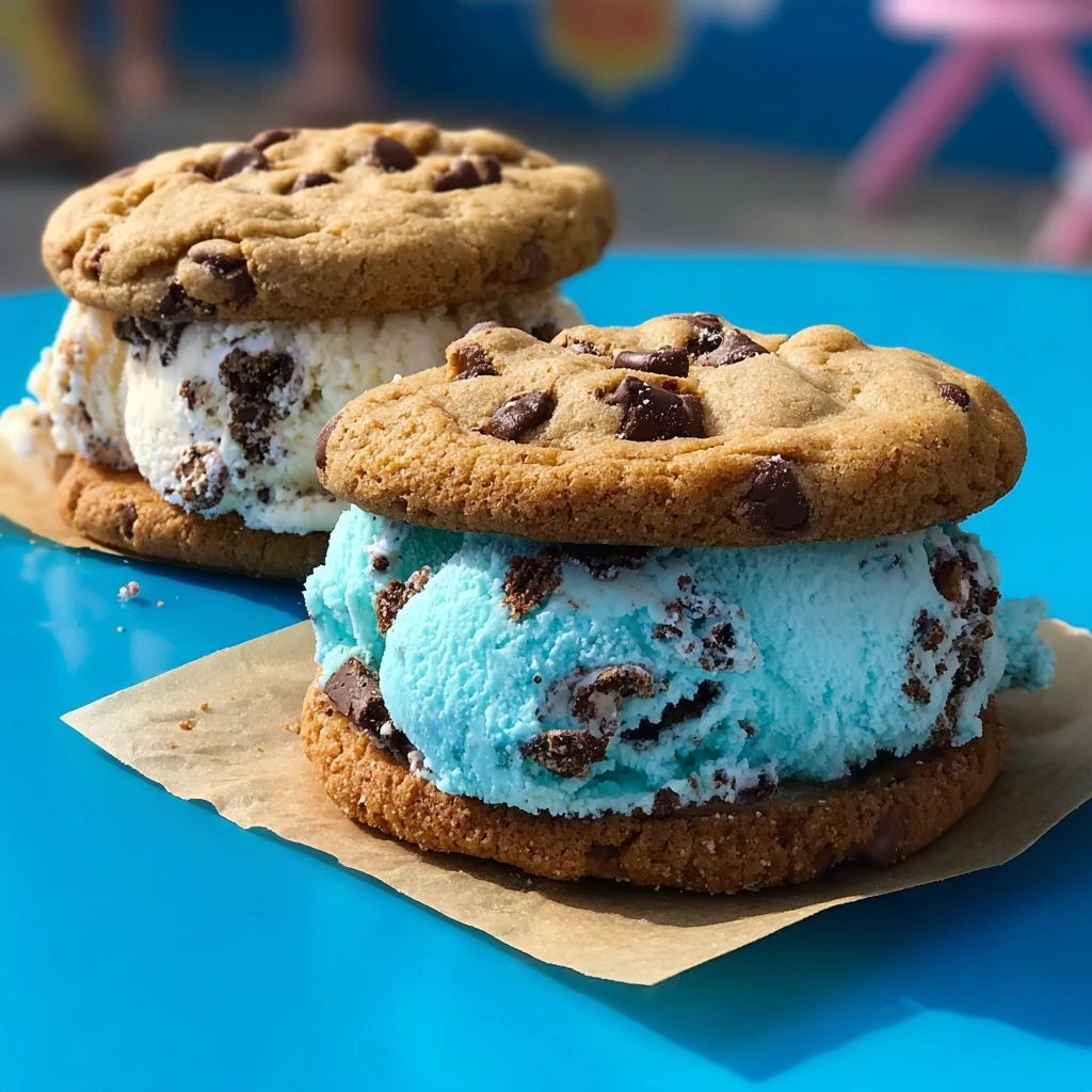 Giant Cookie Ice Cream Sandwich Steps Bakery Perfection