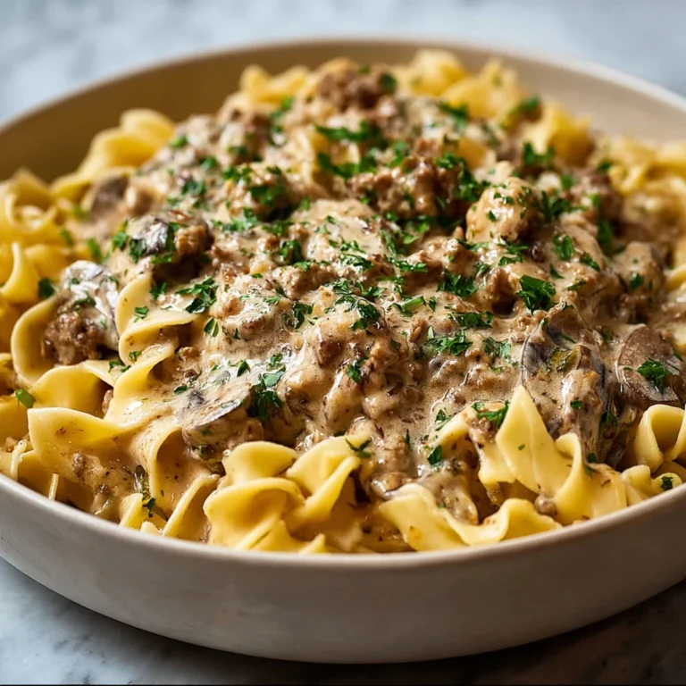Ground Turkey Stroganoff